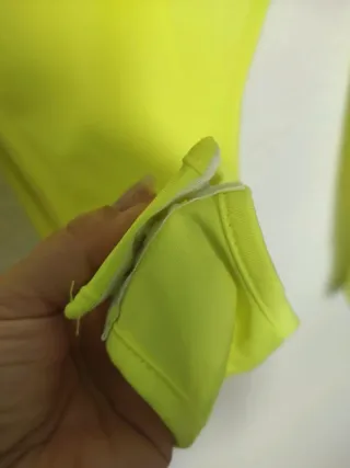 Body amarillo verde fluorescente cuello Ibiza
