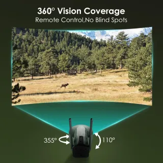 Cámara Caza Solar WOLFANG 4G LTE c/Tarjeta SI