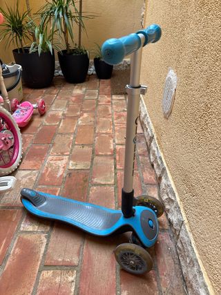 Patinete infantil 3 ruedas con luces