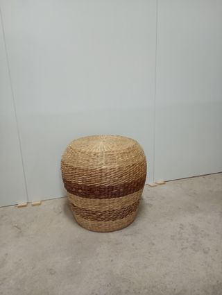 Puff redondo ratán Ø45 cm