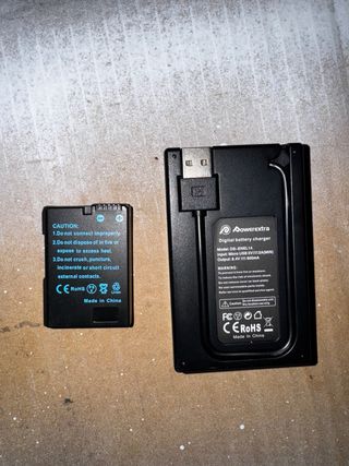 Caricabatterie Dual Powerextra + Batteria DSTE EN-EL14