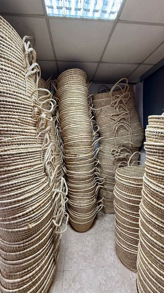 LOTE 150 CAPAZOS MIMBRE