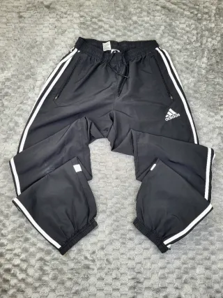 Pantalones Adidas Vintage 90s Negro Rayas