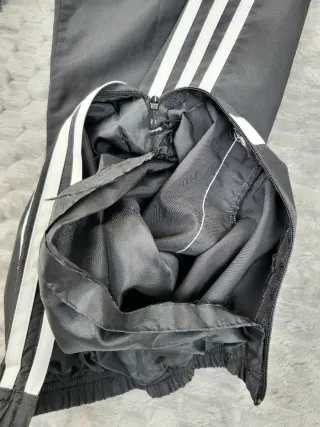 Pantalones Adidas Vintage 90s Negro Rayas