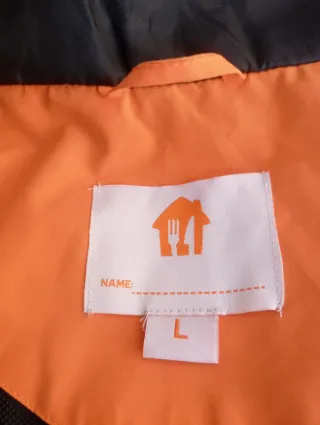 Chaqueta Invierno Just Eat Naranja