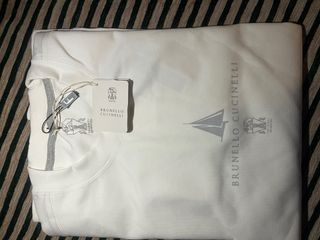 Brunello Cucinelli Pullover Bianco