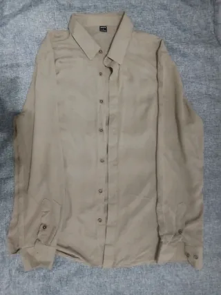 Camicia uomo Beige