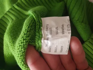 Maglione Thomas Burberry Uomo Verde L Vintage