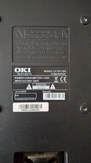 Monitor OKI 18 Negro