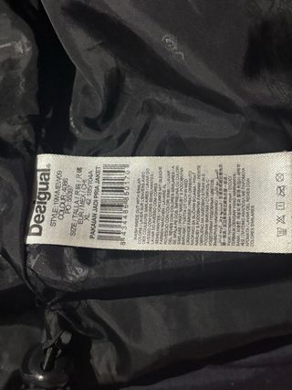 Chaqueta acolchada con capucha hombre