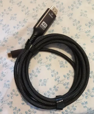 Quieres conec tu móvil a la Tv Cable USB-C a HDMI