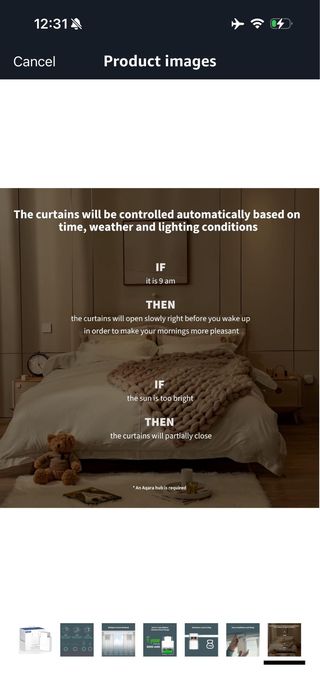 Aqara Curtain Controller E1 (Rod Version, 1 Pack),