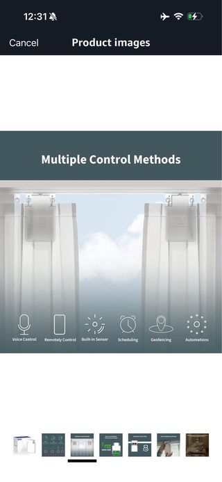 Aqara Curtain Controller E1 (Rod Version, 1 Pack),