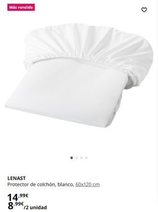 Cuna IKEA Sundvik + Colchón 60x120