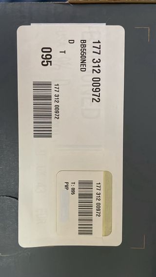 New Balance 550 Blancas/Grises Talla 43