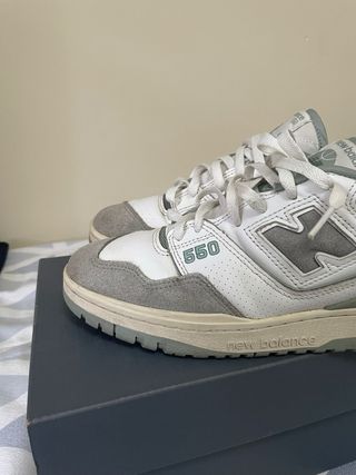 New Balance 550 Blancas/Grises Talla 43
