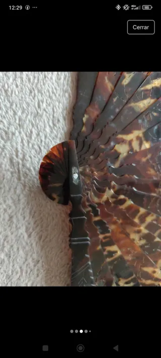 Abanico de carey o simil