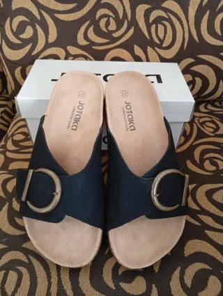 Sandalias Jotaka Mujer Negras