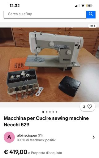 Macchina da cucire Necchi Supernova Ultra