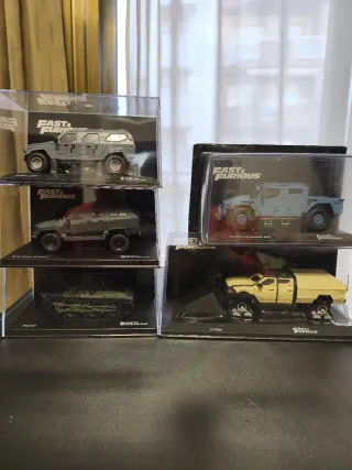 Lote 6 Coches Fast & Furious