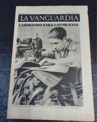 La vanguardia. Barcelona. 24 de diciembre de 1936