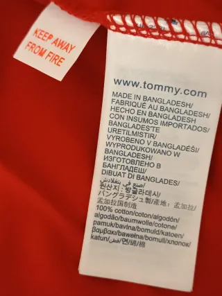 Camiseta Tommy Hilfiger chico T.176 cm