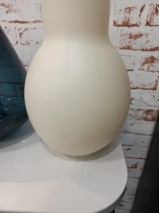 Lote 2 jarrones de cristal tamaño mediano