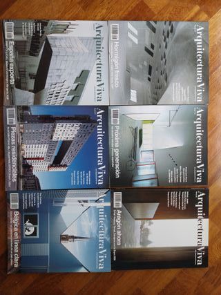 Lote de revistas Arquitectura Viva (12 números)