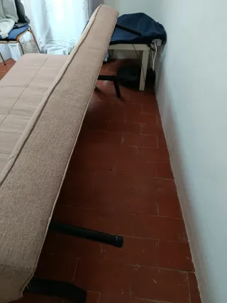 Sofá Cama Clic Clac Beige/Gris