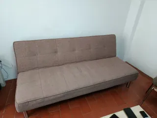 Sofá Cama Clic Clac Beige/Gris