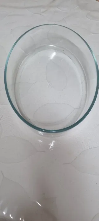 ✅️2 Fuentes Pyrex Ovaladas Vidrio