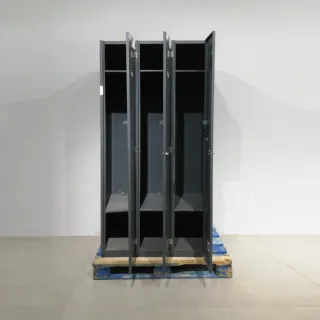 Módulo de 3 taquillas metálicas