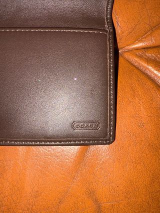 Cartera Coach Beige y Marrón