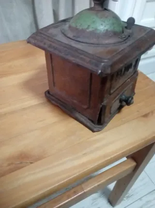 Molinillo Café Antiguo Elma Hierro Fundido