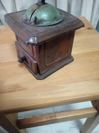 Molinillo Café Antiguo Elma Hierro Fundido