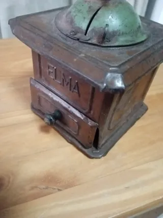 Molinillo Café Antiguo Elma Hierro Fundido