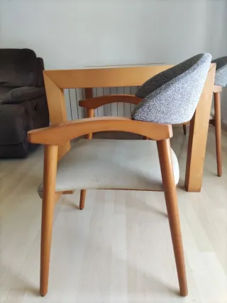 Mesa comedor 90x140 con 4 sillas