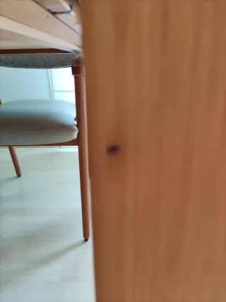 Mesa comedor 90x140 con 4 sillas