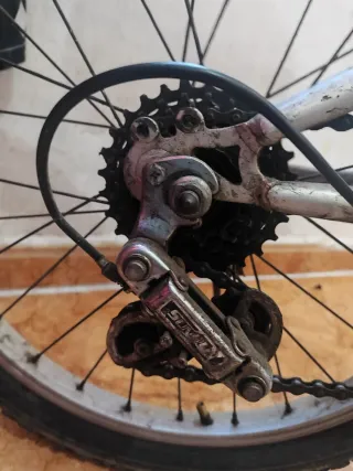 Bicicleta Plegable Giant Plateada