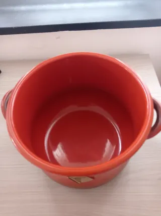 Pentola smaltata Bassano arancione