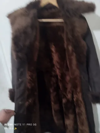 Abrigo marrón talla S/M sin etiqueta