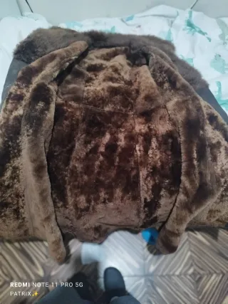 Abrigo marrón talla S/M sin etiqueta