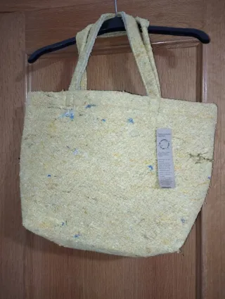 Bolso de tela reciclada