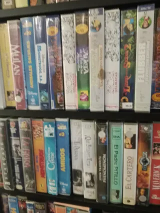 Lote 100 Cintas VHS Películas Variadas