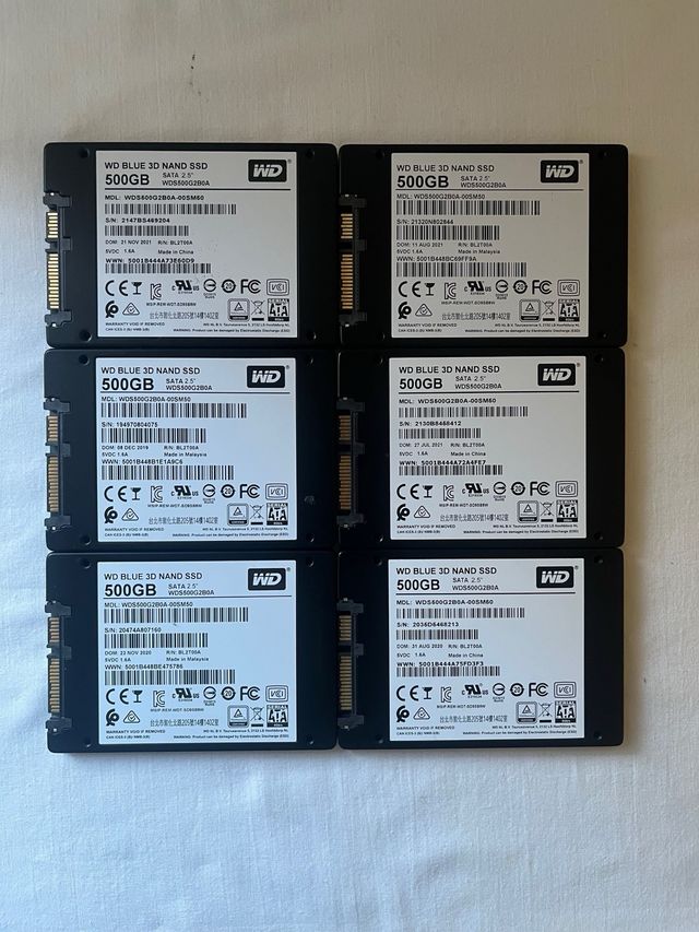 WD Blue SSD 500GB SATA 3D NAND NUEVO A ESTRENAR