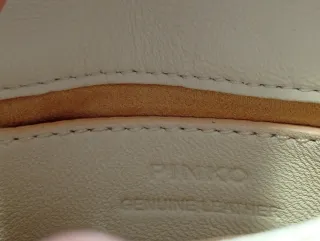 Pinko Bianca Gold Mini Love Bag Puff Mini Quilt