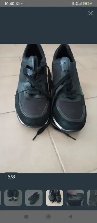 Scarpe donna N 41 nere e bianche