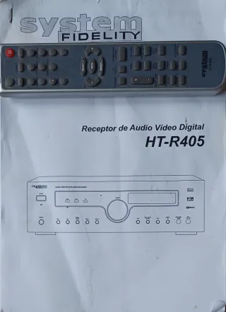 System Fidelity HT-R405 Receptor AV Plata