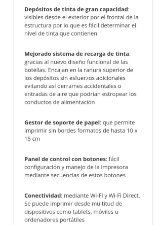 Stampante Epson EcoTank ET-2811 per sublimazione