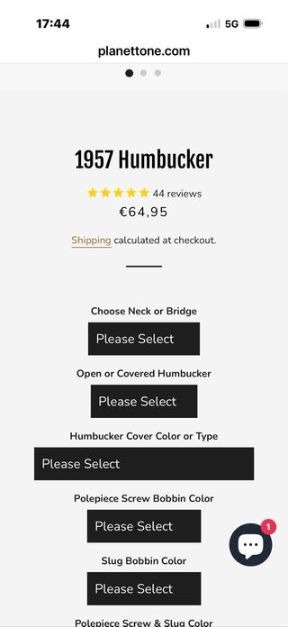 Réplica Gibson DG Chibson Gold